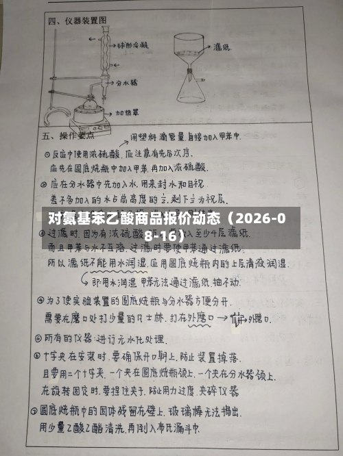 对氨基苯乙酸商品报价动态(2026-08-16)-第2张图片